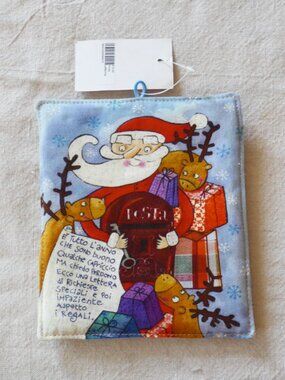 NWT Le Filastoffe Kids' Letter to Santa Wall Hanging